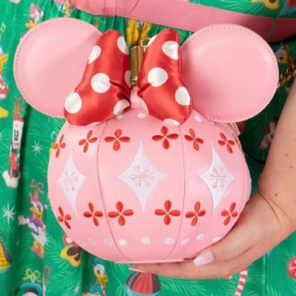 Loungefly Pink Minnie Mouse Mini Ornament Purse StitchShoppe